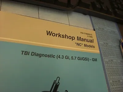 NEW Volvo Penta Workshop Manual 7788883-2 TBI Diagnostic   NC  Models 3-B-6 • $9.95