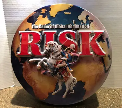 Risk Board Game NEW OPEN PACKAGE 2003 Tin Edition - Complete - W34 • $24.99