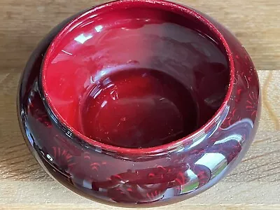 £25 • Buy Unusual Royal Doulton Flambe Trinket Dish Or Bowl With Hand Painted Decoratiom