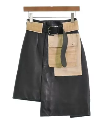 Acne Studios Knee-length Skirt BlackxBeige 34(Approx. XS) 2200429883033 • $197