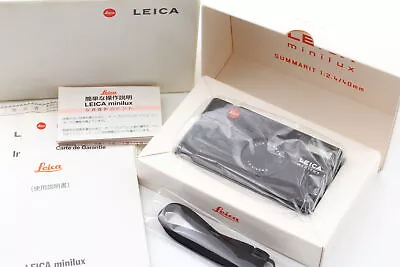 [MINT In Box] Leica Minilux Black Film Camera Summarit 40mm F/2.4 From JAPAN • $1999.99