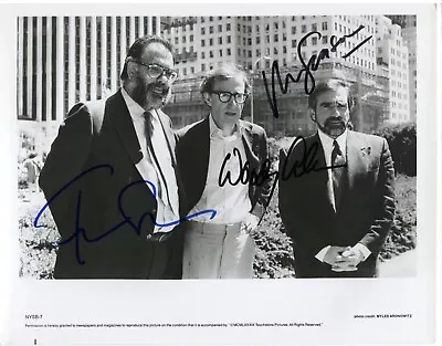 FRANCIS FORD COPPOLA WOODY ALLEN MARTIN SCORSESE Signed Autograph 8x10 ALL 3! • $200