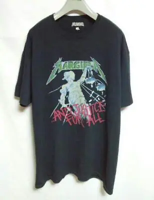 Metallica Vintage BLEACH Print T-shirt Size: XL Color: Black M0049 • $166.63