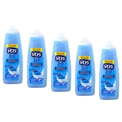 5 Pack VO5 2-in-1 Shampoo & Conditioner 5 Vitamins & Oils With Soy Milk Protein • $20.30