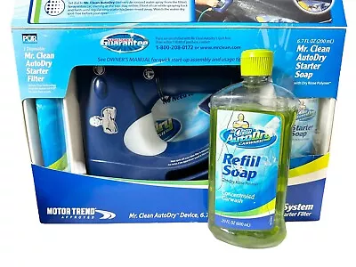 Mr Clean Auto Dry Car Wash System Carwash Kit Starter Filter + EXTRA REFILL SOAP • $49.99