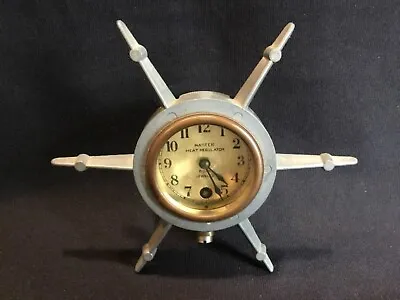 Unusual Antique Master Heat Regulator 8 Day Jeweled Clock Aircraft ? Thermostat  • $49.99