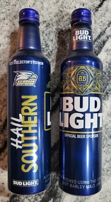 $13.49 • Buy Georgia Southern Bud Light Aluminum Bottle Lot 2022 Empty