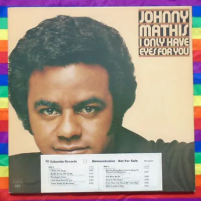 Johnny Mathis LP  I Only Have Eyes For You  ©1976 Promo Record ♪ NEW & Unplayed • $9.99