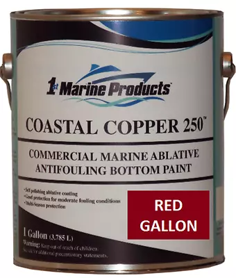 Coastal Copper 250 Ablative Antifouling Bottom Paint Red Gallon • $109.95