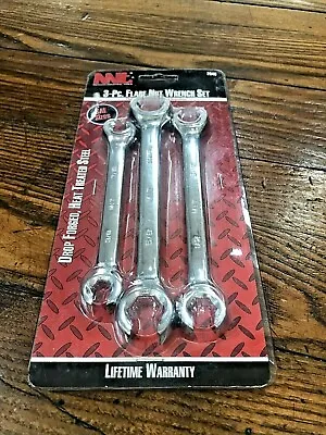NEW Mit 3pc Flare Nut Wrench Set MICHIGAN INDUSTRIAL TOOLS • $21.95