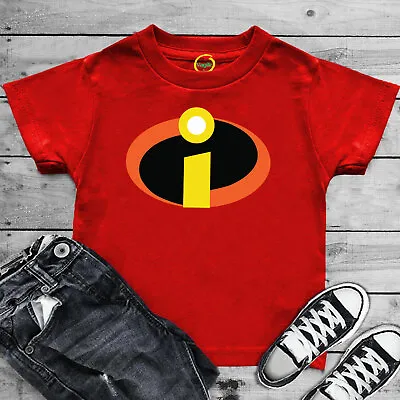 £10.99 • Buy The Incredibles Superhero T Shirt Disney Pixar Funny Joke Birthday Gift Kids Top