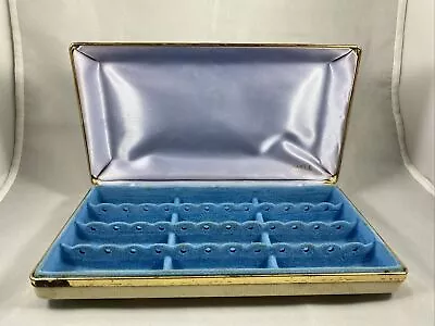 Vintage Mele Earring Jewelry Box Organizer Travel Case - Hard Shell Case • $9.99