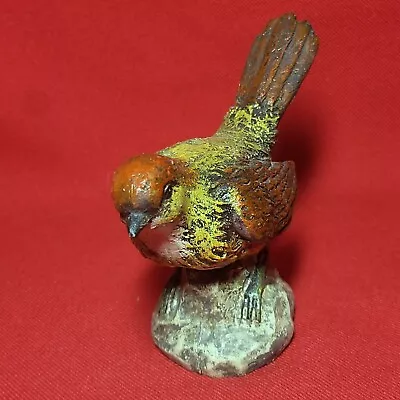 Vintage Bird Standing On Stone Figurine Home Decor • $14.95