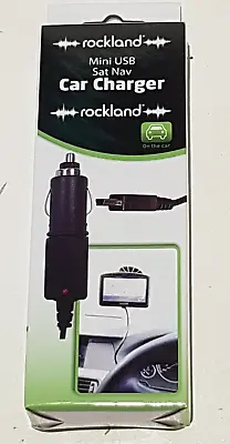 Rockland F82126 Rockland Car Charger USB To Mini USB Sat Nav TomTom RAC Hama GPS • £1.99