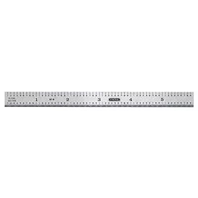 General Tools 676 6  Rigid Steel Rule With 4R Graduations • $9.80