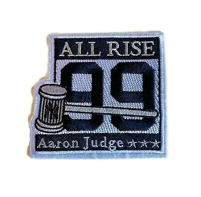 Aaron Judge  #99 All Rise Jersey Patch - 3.5  X 3.25  - New York Yankees Majo... • $8.79