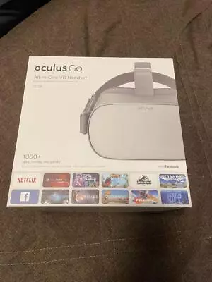 Meta Oculus Go 32GB BOX FREE METAL STAND Grey Standalone VR Headset • $190.55