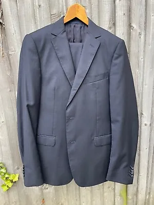 Z Zegna Suit Navy 40 / 34 (52 Drop 8) • £200