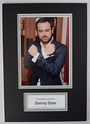 £19.99 • Buy Danny Dyer Signed Autograph A4 Photo Display Eastenders TV Actor COA AFTAL