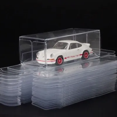 20 Set For 1:64 Model Car Toy Display Box Plastic Storage Holder Clear Box Cases • £6.29