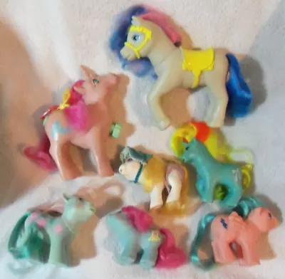 Lot Of 7 Vintage 'My Little Pony' ~6 Hasbro /1 Buddy L~1980-90 Horses & Unicorns • $24.99