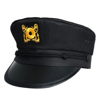 Adult Yacht Hats Boats Skippers Ship Sailor Captain Costume Hat For Men Womens • $14.11