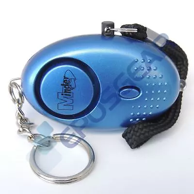 Blue 140db Minder Personal Panic Rape Attack Safety Keyring Alarm Torch • £5.71