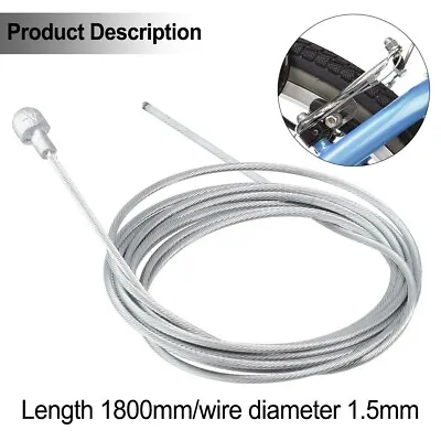 Brake Cable Bicycle Brake Line Stainless Steel Galvanized Accessories Gear Change • £4.66