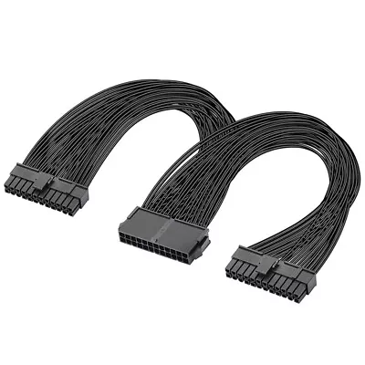 Dual PSU  Supply 24-Pin ATX Motherboard Splitter Cable24Pin(20+4) For ATX7927 • $10.99