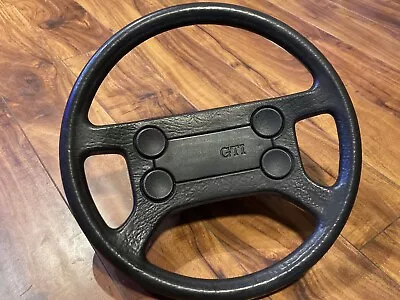 VW Mk1 Rabbit Cabriolet GTI Mk2 Golf Jetta  4 Spoke GTI Horn Pad Steering Wheel • $90