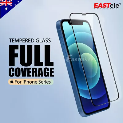 $6.95 • Buy Tempered Glass Full Screen Protector For Apple IPhone 14 13 12 11 Pro Max Mini 8