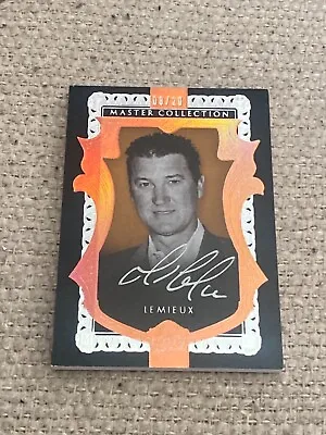 Mario Lemieux 2015 Master Collection Auto Autograph #8/20 • $250