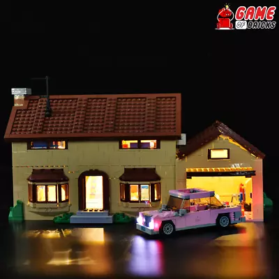 LED Light Kit For The Simpsons House - Compatible With LEGO® 71006 Set • $50.94