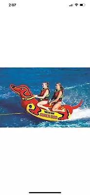 WOW Sports Super Dog Towable Deck Tube For Boating 2 Person New In Box • $40