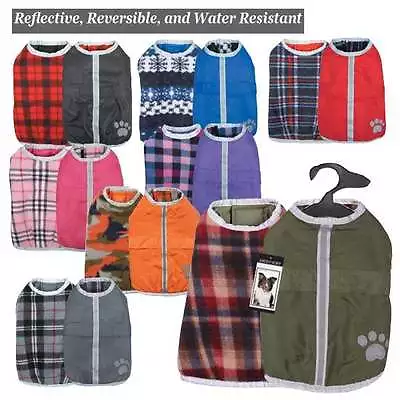 NOREASTER Blanket Dog Coat Reversible Waterproof Reflective WARM XL-XXLG WARM • $27.99