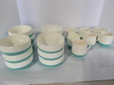$99.95 • Buy Vintage Vacron Bopp-Decker Insulated Vacuum Plastic MCM 12 Bowls 8 Cups
