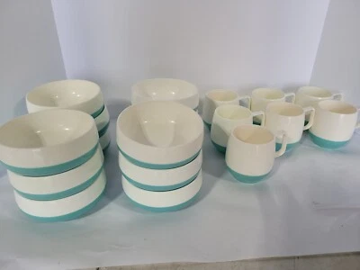 Vintage Vacron Bopp-Decker Insulated Vacuum Plastic MCM 12 Bowls 8 Cups • $99.95