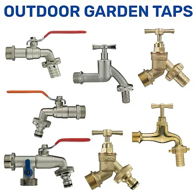 Outdoor Garden Tap/stand Pipe Selection 3/4  Bsp Watering Irrigation • £8.29