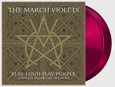 The March Violets 'Play Loud Play Purple' Complete Singles 82-85+ 2LP Limited Ed • £15.99