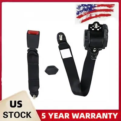 Retractable 3 Point Safety Seat Belt Straps Car Vehicle Adjustable Belt Kit • $25.99