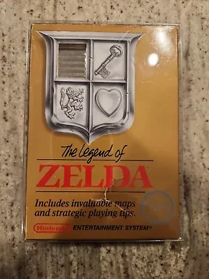 The Legend Of Zelda NES Circle Seal Box Game Sleeve Manual (Nintendo 1987) • $229.95