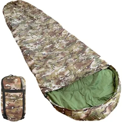 Military Army Cadet Sleeping Bag Camping Sleep Equipment Btp Mtp Camouflage Camo • $41.02