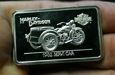 £116.55 • Buy Harley-Davidson 1932 Servi Car 1.4 Oz Silver 999 Bar 90th Anniversary Ingot C007