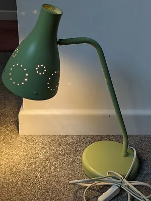 Discontinued Ikea Snoig Pale Green Table/ Desk Bedroom Lamp VGC  • £20