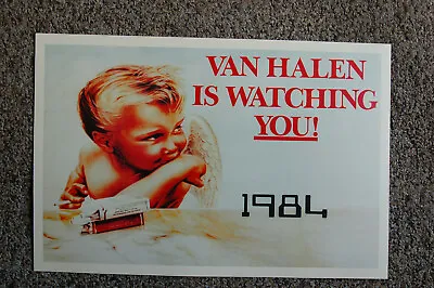 Van Halen Album Release Promotional Poster 1984- • $4.25