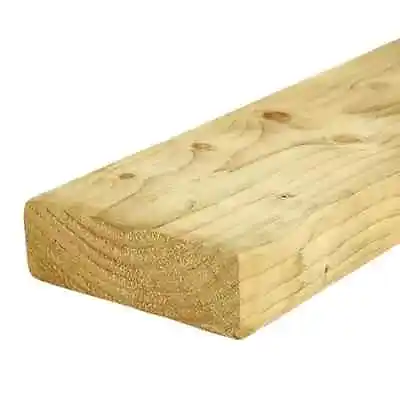 4 X 2 (47x100) Treated Timber C24 Strength And Structural Graded FREE DELIVERY • £56.68