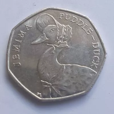 2016 Jemima Puddleduck 50p Beatrix Potter Fifty Pence Coin • £9