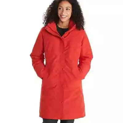 Womens Marmot Chelsea Down Coat XXL Pimento Red GORGEOUS! • $59