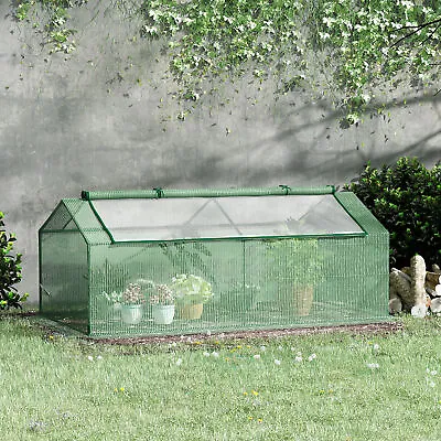 Mini Greenhouse Portable Hot House W/ Windows Outdoor Indoor 71 X36 X28  Green • $39.99