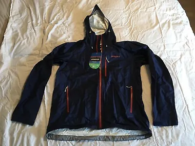 New With Tags!  Patagonia Torrent Shell Stretch Jacket Mens H2NO Waterproof Navy • $299.99